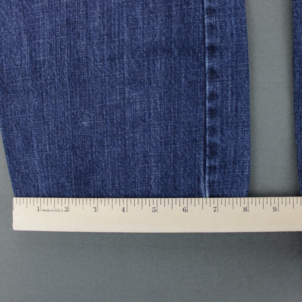 Abercrombie Fitch Jeans Straight Leg Womens 6 Blue Cotton - Picture 7 of 9